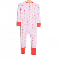 Truly Tulips Bamboo Zippy Pajama, Pink