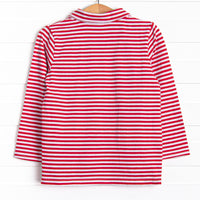 Magic of Christmas Embroidered Polo, Red