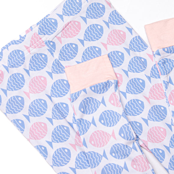 With the Tide Bamboo Pajama Set, Pink
