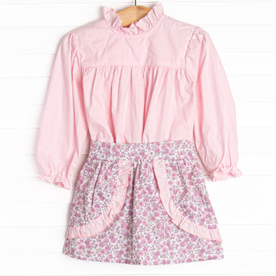 Visions of Violets Skirt Set, Purple