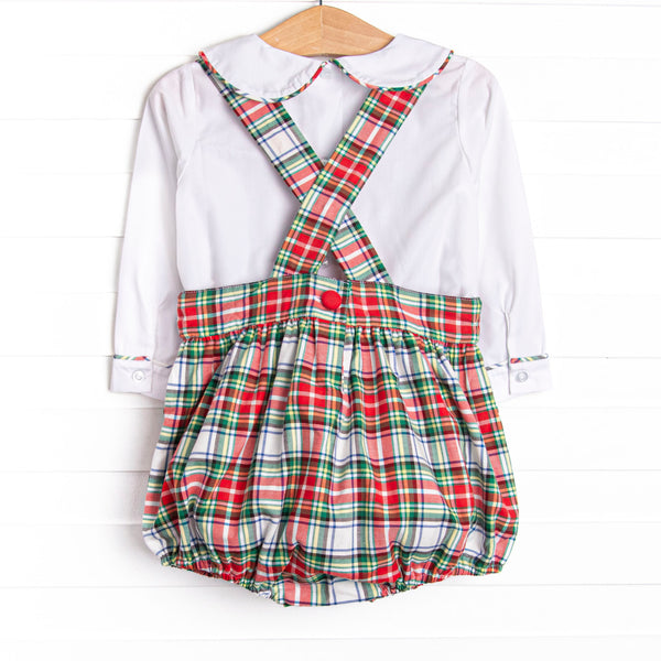 Bleu: Clark Classic Long Sleeve Bubble Set, Red Plaid