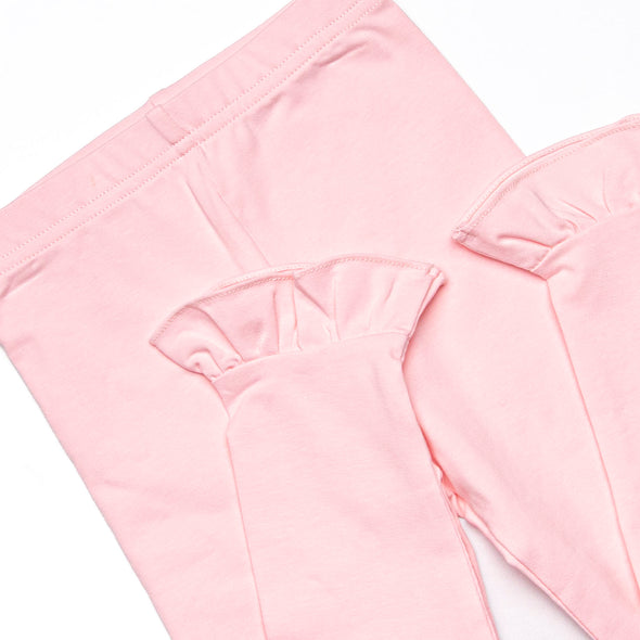 Early Fall Florals Legging Set, Pink