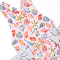 Sandy Seashells One Piece, Pink