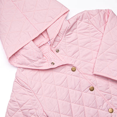 Rosemary Quilted Coat, Pink