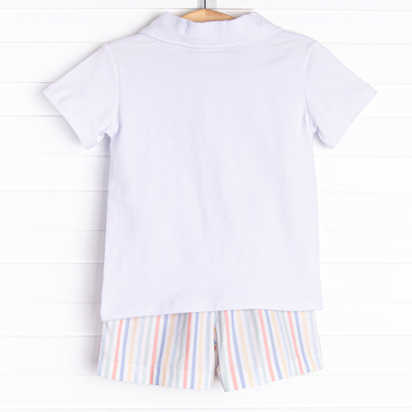 Coastal Living Short Set, Blue