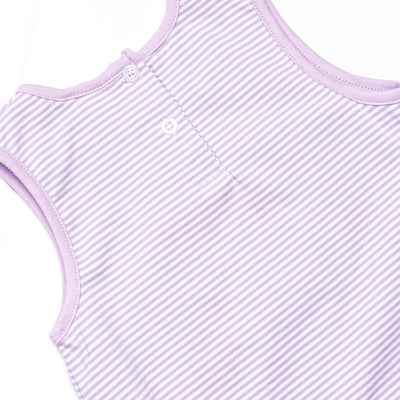 Siren Song Applique Dress, Purple