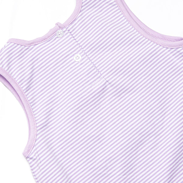 Siren Song Applique Dress, Purple