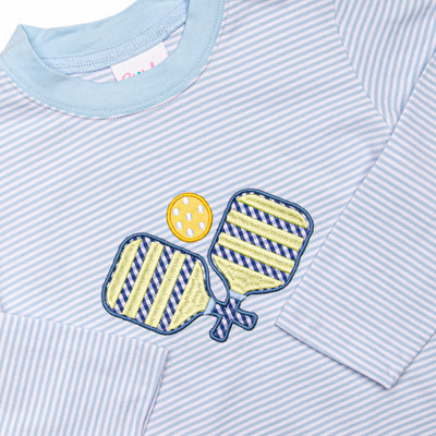 In a Pickle Applique Pant Set, Blue