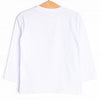 Go Dog Go Applique Top, White