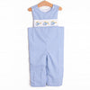 Up in the Air Smocked Jon Jon, Blue