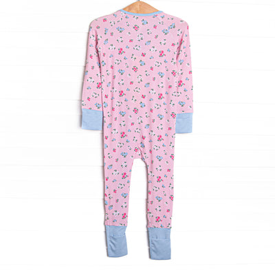 Floral Finds Bamboo Zippy Pajama, Pink