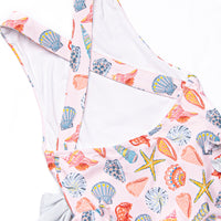 Sandy Seashells One Piece, Pink