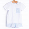 Evan Short Set, Sky Blue Stripe