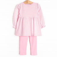 Go Dog Go Applique Legging Set, Pink