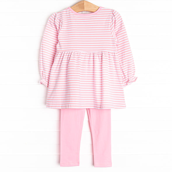 Go Dog Go Applique Legging Set, Pink