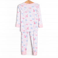 Autumn Aura Bamboo Pajama Set, Pink