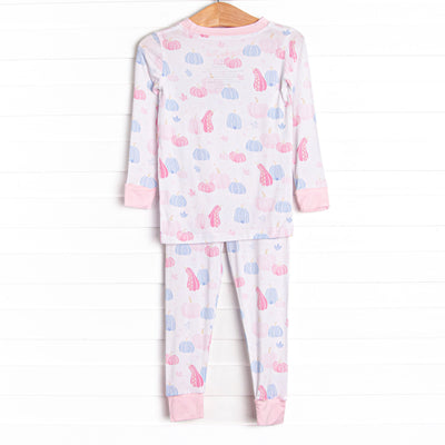 Autumn Aura Bamboo Pajama Set, Pink