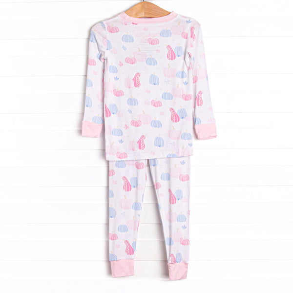Autumn Aura Bamboo Pajama Set, Pink