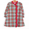 Bleu: Colette Classic Long Sleeve Dress, Red Plaid