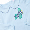 Take Off Time Applique Bloomer Set, Blue