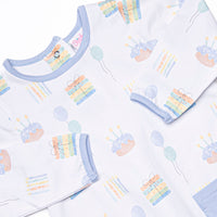 You're Invited Long Sleeve Bubble, Blue