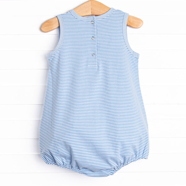 Noah Pocket Bubble, Medium Blue Stripe