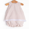 Sadie Seersucker Bloomer Set, Tan