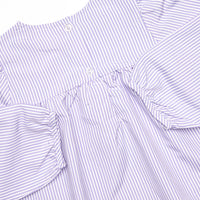Southern Scallops Dress, Purple