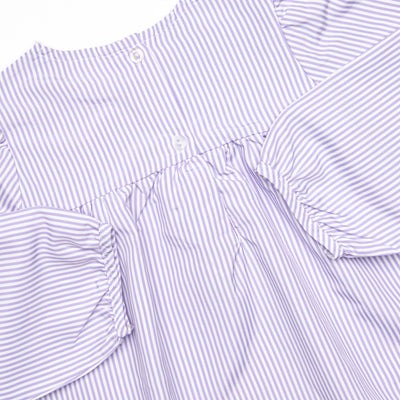 Southern Scallops Dress, Purple
