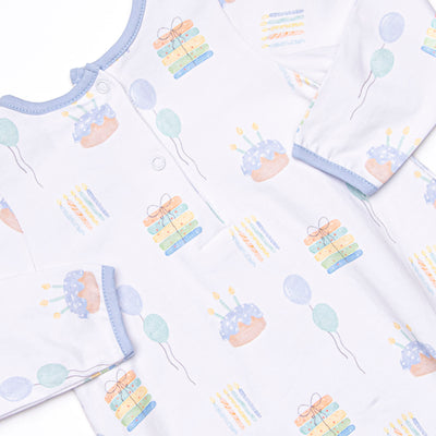 You're Invited Long Sleeve Bubble, Blue