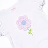 Fresh Air Flowers Applique Short Set, Green