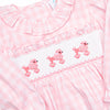 Toodles, Poodles Smocked Bubble, Pink