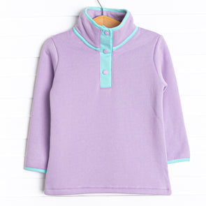 Fleece Pullover, Purple