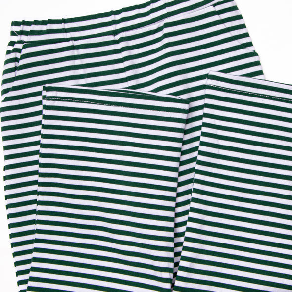 Levi Pant Set, Green Stripe