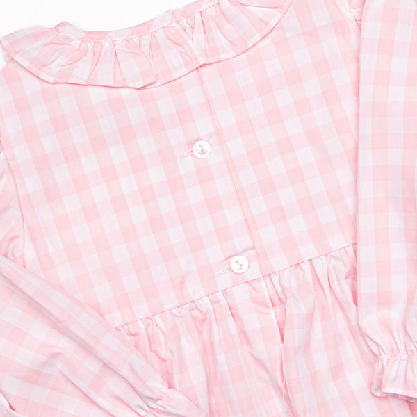 Toodles, Poodles Smocked Bubble, Pink