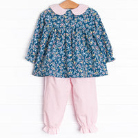 Eloise Pant Set, Blue