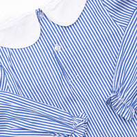 Saylor Stripes Dress, Blue