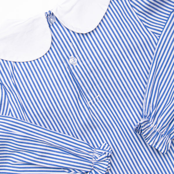 Saylor Stripes Dress, Blue