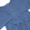 Turkey Blessings Applique Romper, Blue