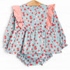 Smell the Roses Diaper Set, Blue