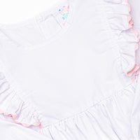 Easy Street Dress, White
