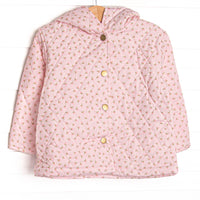 Rosemary Quilted Coat, Pink Rosebud