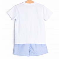 Blue Breeze Short Set, Blue