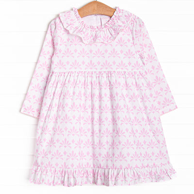Feathersound Floral Dress, Pink