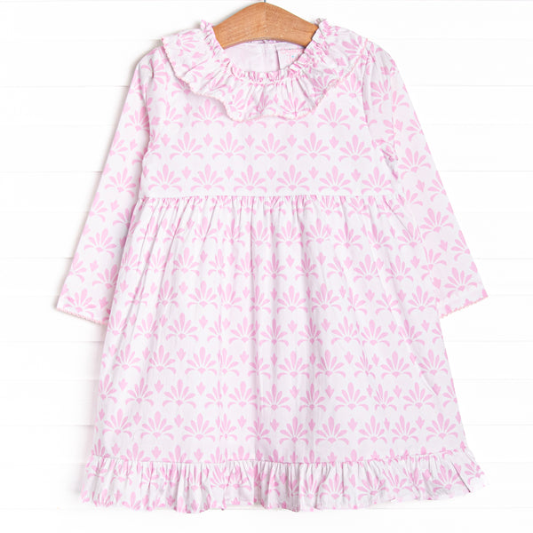 Feathersound Floral Dress, Pink