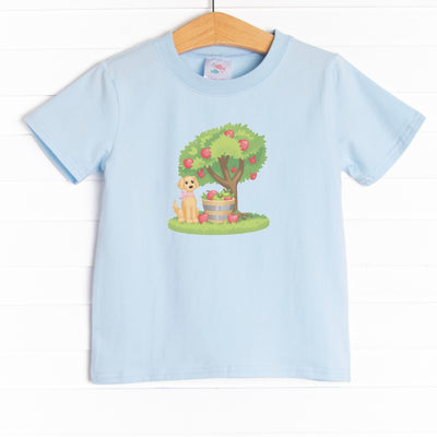Apple Pickin' Pup Girl Graphic Tee
