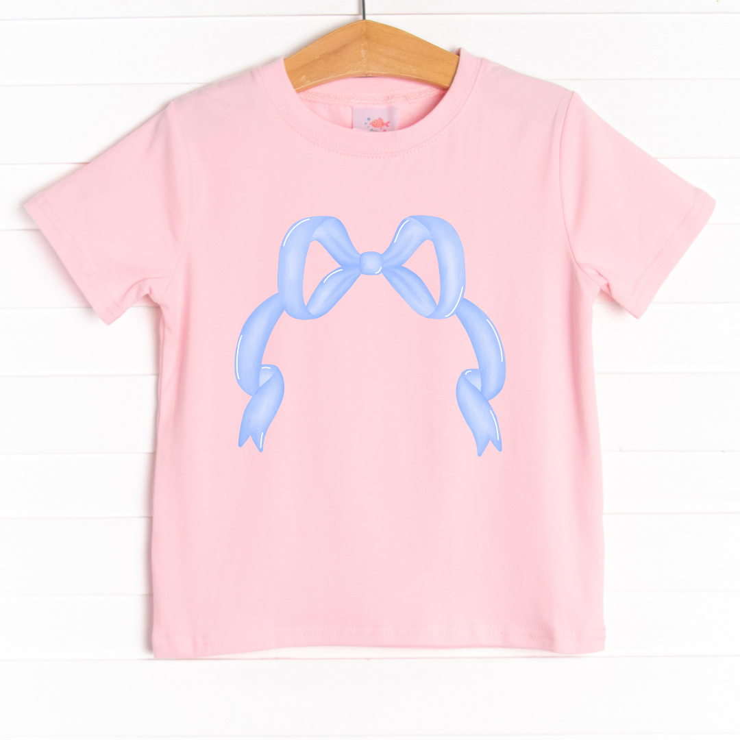 Pink and best sale blue graphic tee