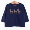 Reindeer Trio Long Sleeve Graphic Tee