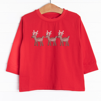  It is featured in 4 colors; White, Red, Heather Gray, and Navy! 