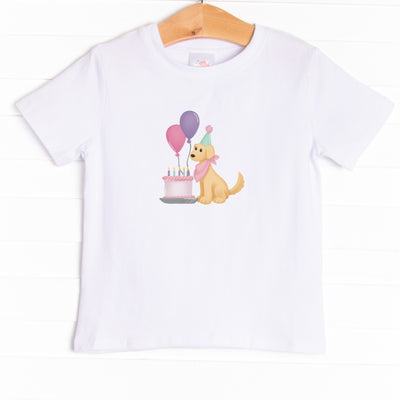 Happy Birthday Barks Girl Graphic Tee